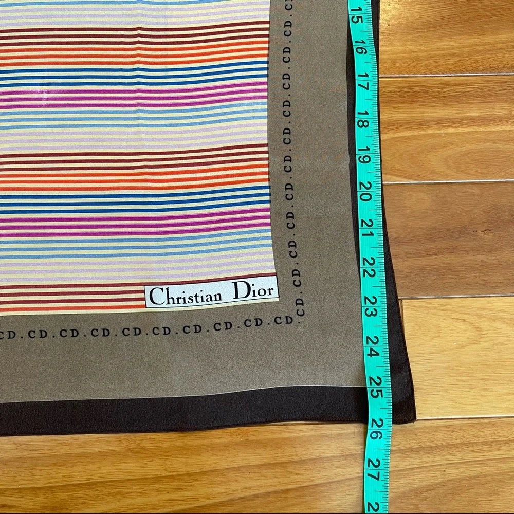 Christian Dior silk scarf